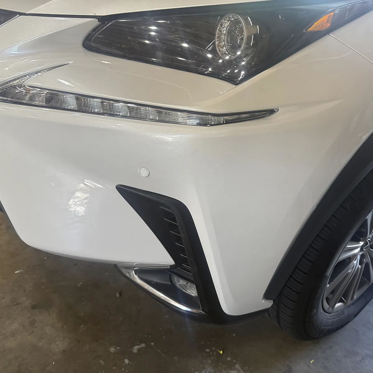 2021 Lexus NX 300 — Front Bumper Restoration -after