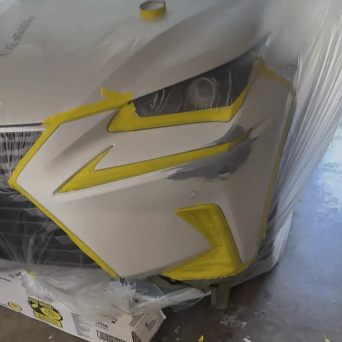 2021 Lexus NX 300 — Front Bumper Restoration – before 2021 Lexus NX 300 — Front Bumper Restoration - before